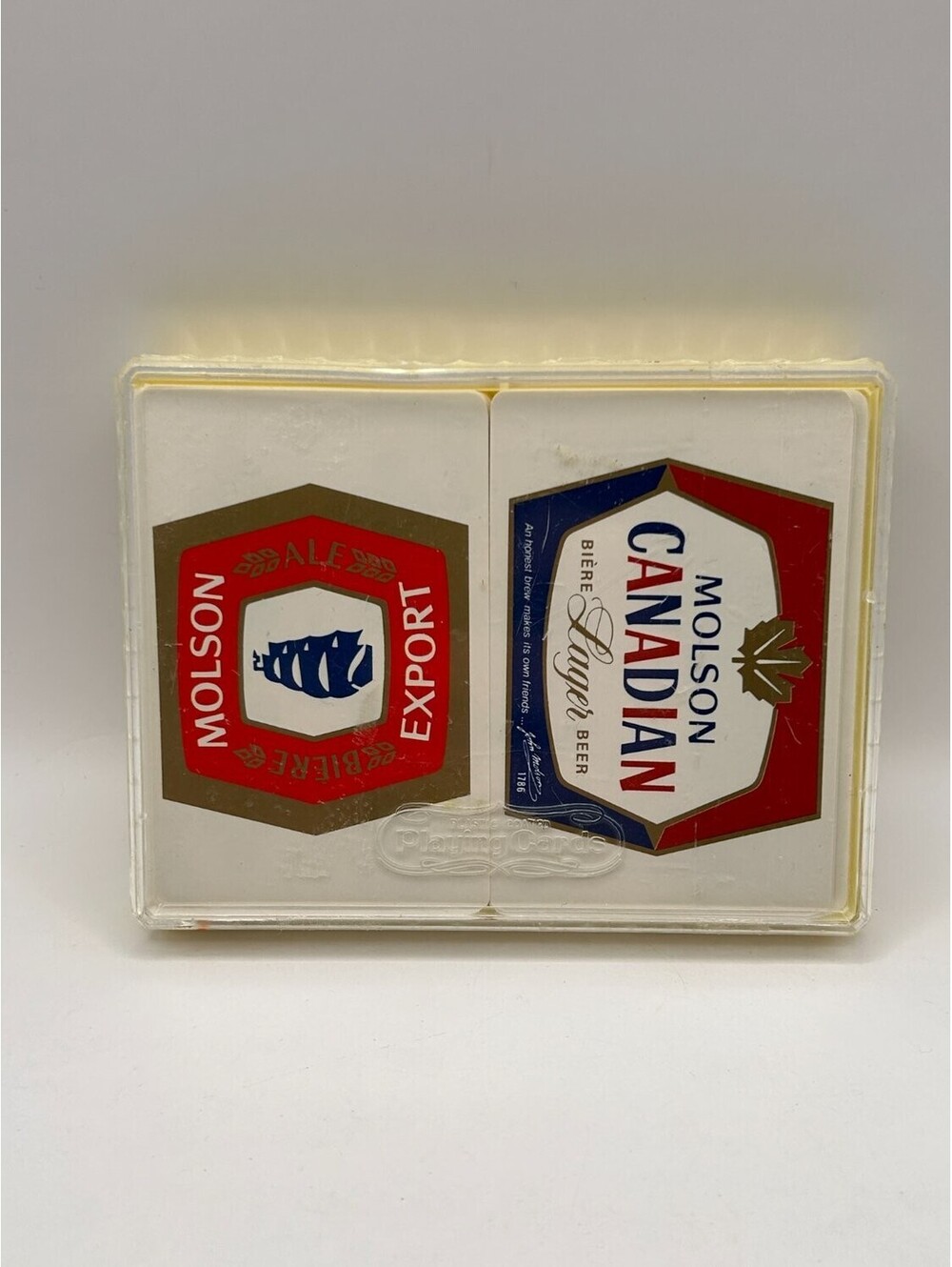Molson Canadian Lager & Export Ale Double Deck playing cards set BIÈRE BEER one